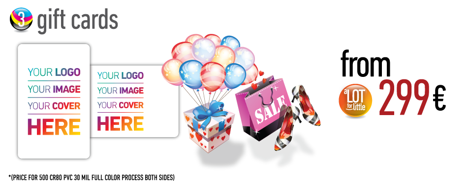 Gift cards - from €229