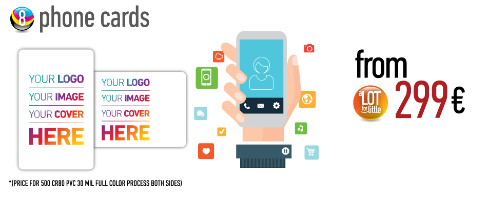 Phone cards - from €229